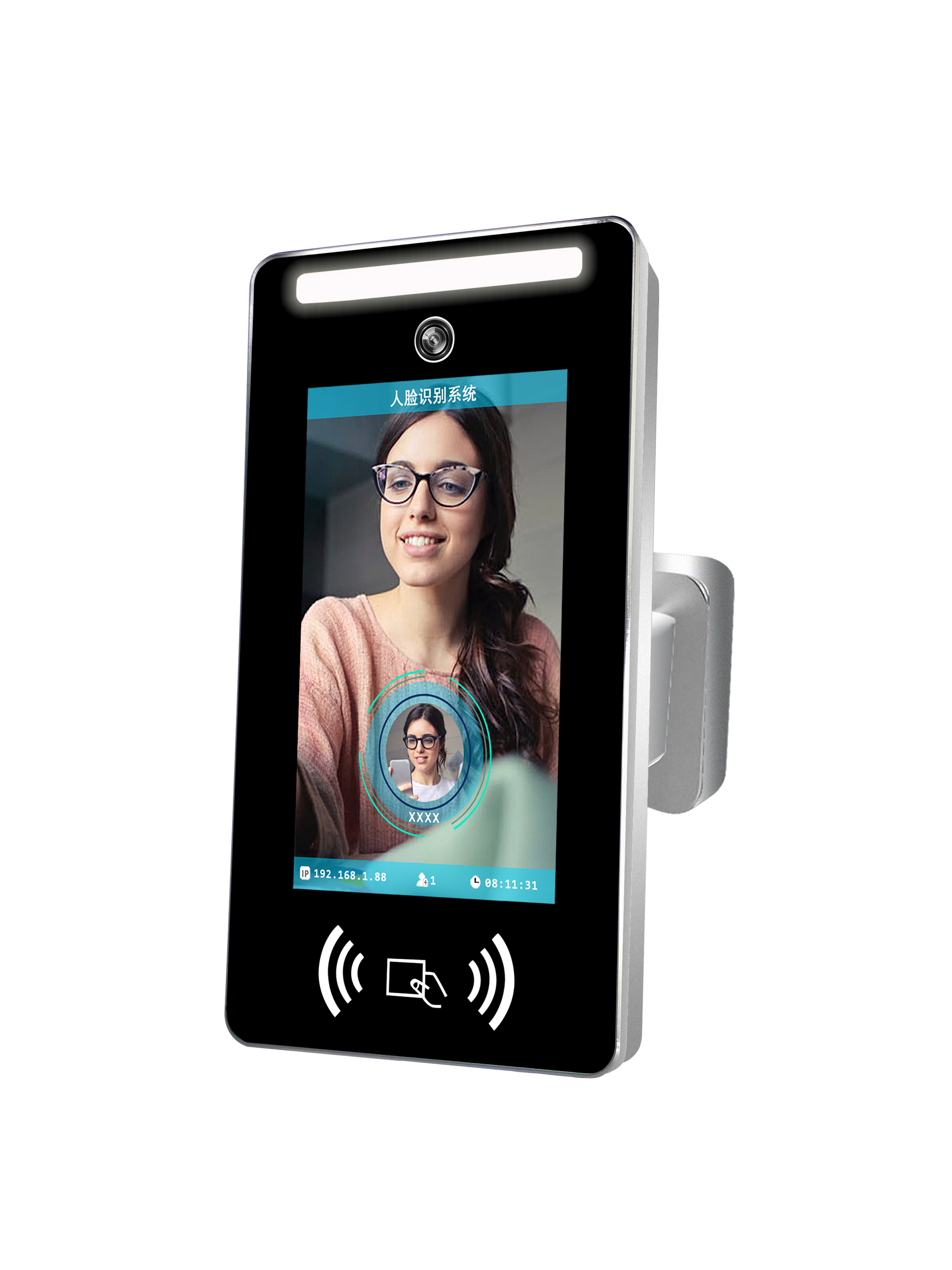 单目平板带刷卡人脸侧面挂式