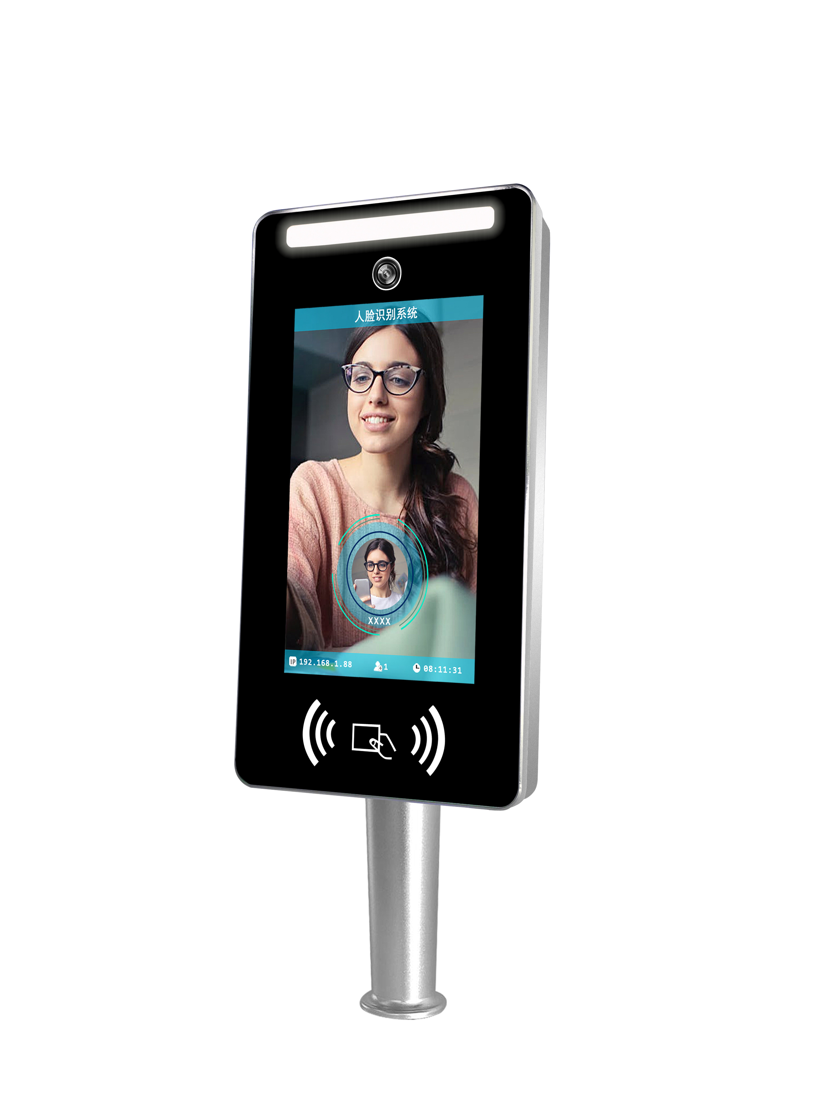 单目平板带刷卡正侧面